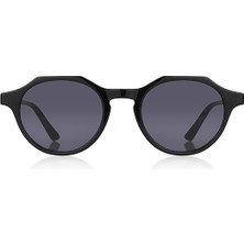 Yeni Trend Unisex Güneş Gözlüğü Siyah Parlak 1037