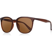 Unisex Güneş Gözlüğü Kahverengi 1018