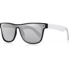 Unisex Güneş Gözlüğü Siyah Mat Gri Sap Cam Gri 2008