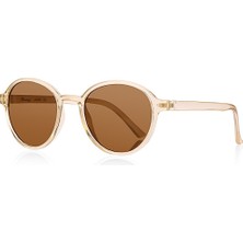 Vintage Unisex Güneş Gözlüğü Vizon Parlak 1036