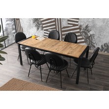 Lato Masa, Metax Sandalye, Dışbudak, 120 x 75
