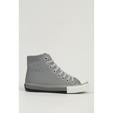 Benetton Gri Kadın Spor Ayakkabı BN-30726