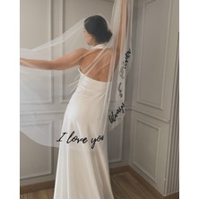 Solistoes Kişiselleştirilmiş Romantik Gelin Duvağı