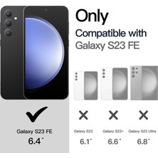 Dexmon Samsung Galaxy S23 Fe Kılıf Magsafe Şarj Özellikli 3D Kamera Korumalı Kenarları Renkli Arkası Mat Şeffaf Silikon
