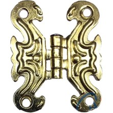 Dekoratif Sac Kelebek Menteşe - Küçük, Sarı, 100 Adet