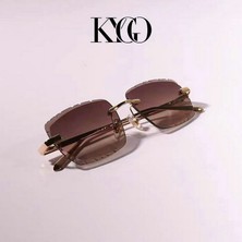 Kygosun Retro Hiphop Milano Moda Haftası Stili Asetat Gözlük - Uv Korumalı Unisex Güneş Gözlüğü K1602 (Yurt Dışından)
