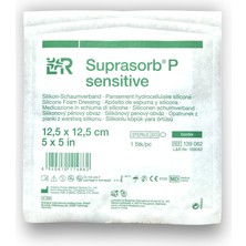 Lohmann & Rauscher Suprasorb P Sensitive Border 5 Katmanlı Silikon Köpük Örtü 12,5 x 12,5 cm - Ref 139062 - 1 Adet
