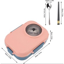 Vagon Life Çelik Beslenme ve Saklama Kutusu Bl 70100 Pudra Pembe
