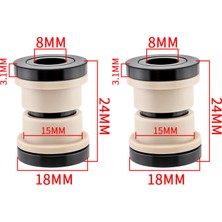 Ledong Shop A 24MM-2 Tarzı Muqzı Mtb Arka Şok Mafsalı Iç Çap 8mm Dağ Bisikleti Şok Emici Montaj Parçaları (Yurt Dışından)