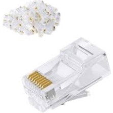 KONNEKTÖR(100 Adet) | 8P8C | Cat5/cat6 Uyumlu