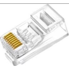 KONNEKTÖR(100 Adet) | 8P8C | Cat5/cat6 Uyumlu