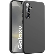 Samsung Galaxy A36 Silikon Kılıf Yumuşak Kılıf Korumalı Kılıf Düz Renk - Siyah