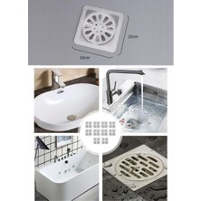 10'lu Banyo ve Mutfak Lavabo Koku Önleyici ve Haşere Böcek Önleyici Gider Filtresi