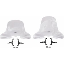 Gp Kompozit Honda Sh 125 2024 Uyumlu Ön Cam Şeffaf - 55 cm