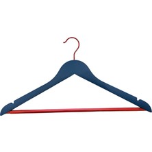 A Plus Ahşap Askı 10 Adet Çift Renki Dekoratif Elbise Askısı Pantalon Gömlek Askısı