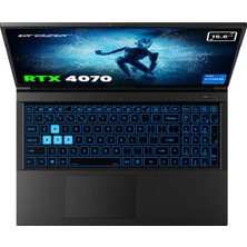 Erazer Deputy P60 MD62684 Intel Core i7 12650H 16GB 1TB SSD RTX4070 Freedos 15.6" FHD 144Hz Taşınabilir Bilgisayar