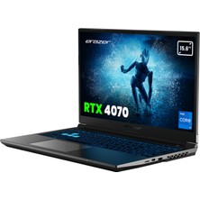 Erazer Deputy P60 MD62684 Intel Core i7 12650H 16GB 1TB SSD RTX4070 Freedos 15.6" FHD 144Hz Taşınabilir Bilgisayar