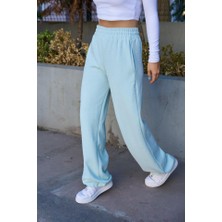 Hobidünyasıelif Düz Lastikli Eşofman - Mint Yeşili