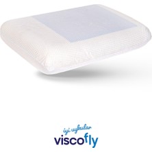 Visco Soğutucu Jelli Yastık -  Visco - Sert Yüksek Yastık - 60  cm  x 40  cm  x 12  cm