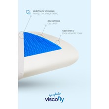 Visco Soğutucu Jelli Yastık -  Visco - Sert Yüksek Yastık - 60  cm  x 40  cm  x 12  cm