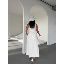 Kadın Uzun Elbise Fermuarlı Rahat,şık Özel Model Elbise