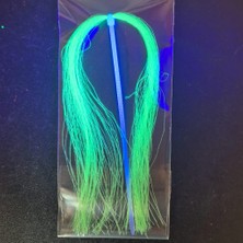 Eagenset Damla Poşet Çapari Simi 40 Metre Ultraviyole Uv Neon Fıstık Yeşili