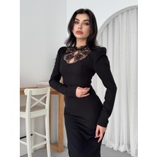 Hobidünyasıelif Port Dantel Detay Elbise