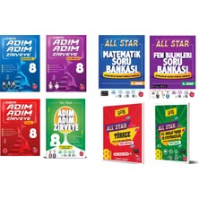 Newton Yayınları 8. Sınıf Tüm Dersler All Star + Adım Adım Soru Bankası Seti