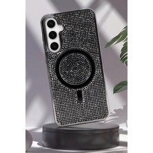 Newface Samsung Galaxy S23 Kılıf Diamond Magsafe Kapak - Rainbow Mrayd