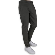 Erkek Terleme Yapmaz Slim Fit Kanvas Pantolon 5555-HAKI