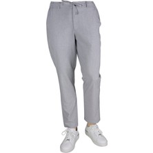 Erkek Terleme Yapmaz Beli Lastikli Bağcıklı Jogger Pantolon 2832-GRİ
