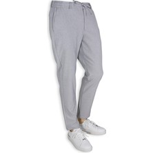 Erkek Terleme Yapmaz Beli Lastikli Bağcıklı Jogger Pantolon 2832-GRİ