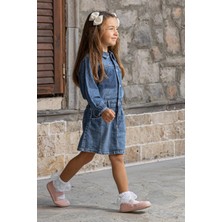 Hopfrög Smart Walker Mary Jane Havalı Pembe Barefoot Kız Babet Ayakkabı