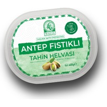 Walia Antep Fıstıklı El Yapımı Tahin Helvası | 400gr – Katkısız, Doğal, Hurmayla Tatlandırılmış