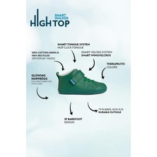 Hopfrög Smart Walker High Top Yeşil Işık Barefoot Çocuk Bot
