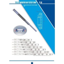 En 45 mm Teleskopik Bilyalı Çekmece Rayı 35 cm (2 Takım)