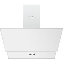Luxell 2 Li Beyaz Cam Set (Davlumbaz-Ankastre Ocak)