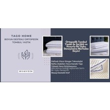 Tago Home Collagen Tombul Klimalı Aircomfort Visco Yastık (60 x 40 x 15  cm )