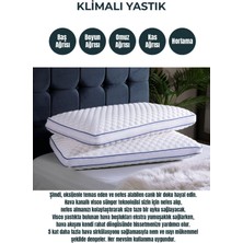 Tago Home Air Comfort Klimalı Hava Kanallı Ortopedik Visco Yastık 70X41X11,5 cm - 1300 gr
