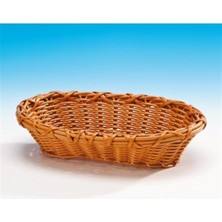 Büyük Oval Plastik Sepet (Koyu )