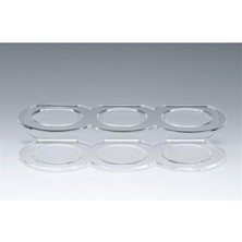 Akrilik 3 Lü Sosluk Standı /düz Model