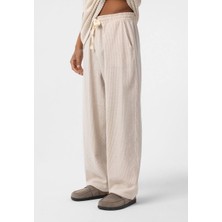 Nunu By Essence Erkek Çizgili Rustik Pantolon