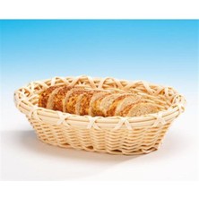 Küçük Oval Plastik Sepet (Açık )