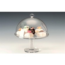 R-32,5 cm Akrilik Ayaklı Pc Kapaklı Teşhir Standı