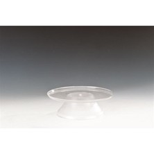 25 cm Polycarbonat Ayaklı Pasta Standı