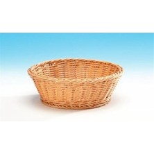 Büyük Yuvarlak Plastik Ekmek Sepeti(Açık-Koyu)
