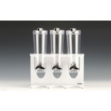 3 Lü Standlı Cornfleks Aleti -Siyah-Beyaz