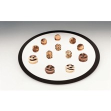 Aynalı Teşhir Standı 60 cm -Yuvarlak