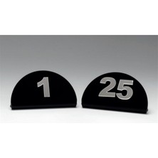 Akrilik Masa Numarası 1-25 Arası