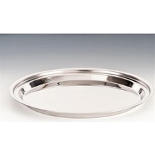 35 cm Çelik Tepsi / Yuvarlak